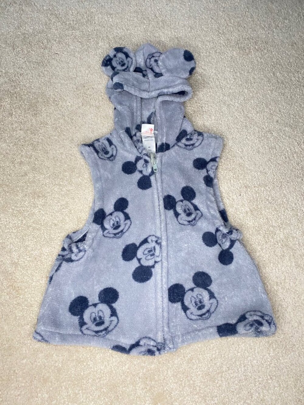 Mickey Mouse Vest Size 4T Girls